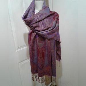 🌺 NEW Amazing Oriental Print Silky Scarf/Wrap